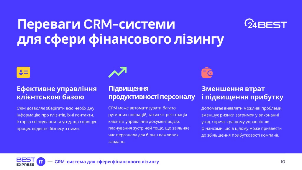 Звітність і аналітика у рішенні BEST EXPRESS IT
